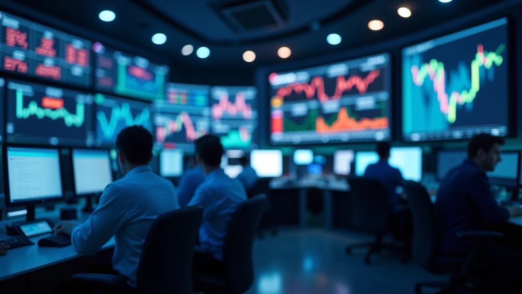 Financial trading chart showing LSE market data and trading activity
